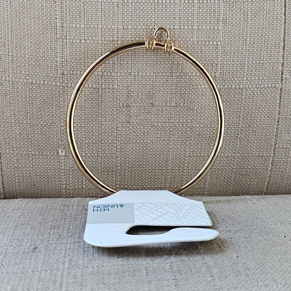 14th & union Girls Bracelet Gold Tone Fashion Wrist Band Bangle Jewelry New - Picture 9 of 11